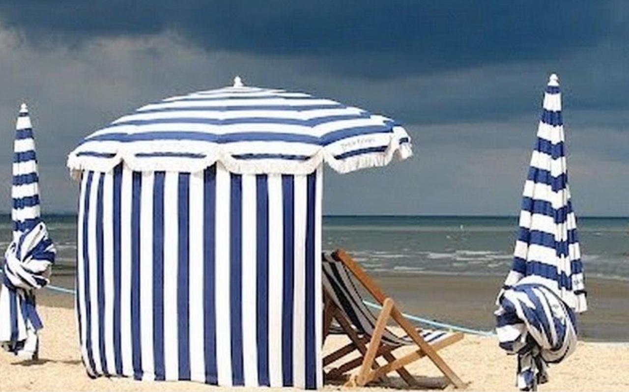 Cosy Appartement Dans Une Villa Avec Piscine, Proche Du Centre Et De La Mer Cabourg Dış mekan fotoğraf