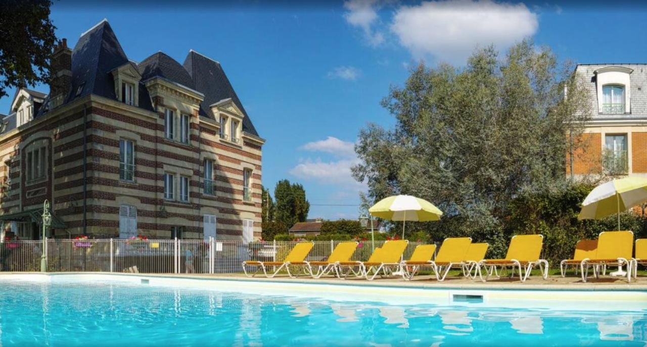 Cosy Appartement Dans Une Villa Avec Piscine, Proche Du Centre Et De La Mer Cabourg Dış mekan fotoğraf
